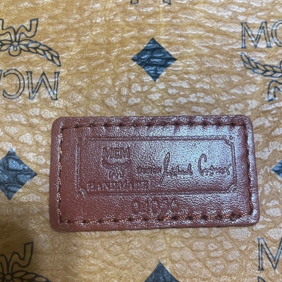 MCM Tan Leather Shoulder Bag - Picture 12 of 15